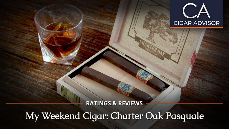 cigar advisor my weekend cigar mar-20-2024 Charter oak pasquale cover at famous