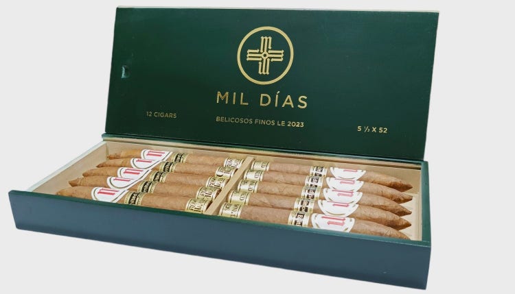 cigar advisor news – crown heads announces mil días belicosos finos le 2023 – release – open box