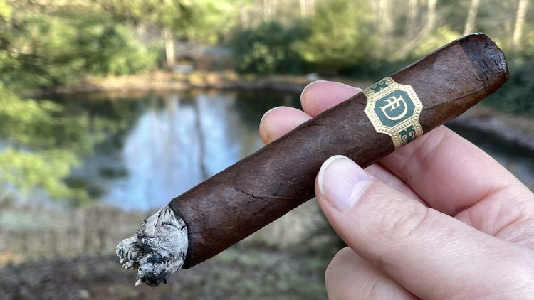 DT&T Saka Famous Smoke Shop 80th cigar review by Jared Gulick