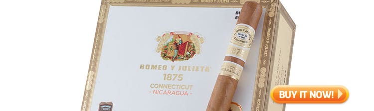 top new cigars January 20 2020 Romeo y Julieta Connecticut Nicaragua cigars at Famous Smoke Shop