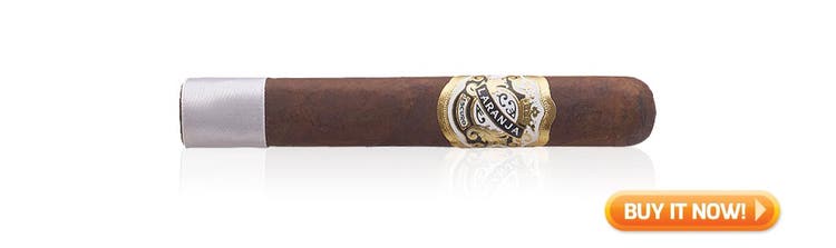 nowsmoking laranja reserva escuro cigar review robusto grande at Famous Smoke Shop