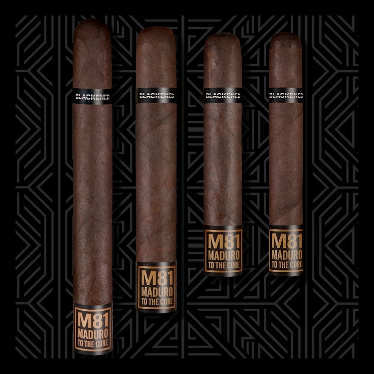 cigar advisor news - Drew Estate Blackened Cigars M81 - release - photo of cigar sizes