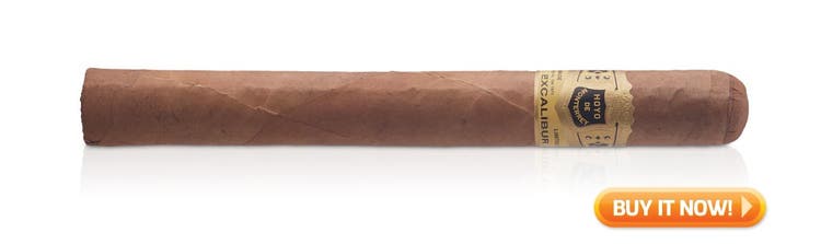 Top Rated Connecticut Shade wrapper cigars under $10 Hoyo de Monterrey Excalibur cigars at Famous Smoke Shop