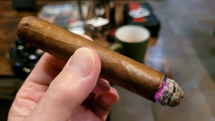cigar advisor #nowsmoking cigar review of rocky patel factory selects edge corojo - act1
