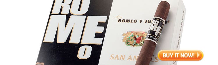 top new cigars april 6 2018 buy romeo y julieta san andres cigars