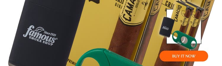 cigar advisor best fathers day gift guide - camacho criollo gigante famous sampler at famous smoke shop