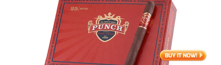 top new cigars march 2 2020 Punch Rare Corojo Rapido cigars at Famous Smoke Shop