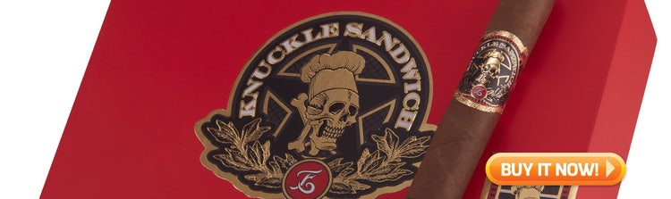 cigar advisor top new cigars march 14, 2022 - espinosa, guy fieri knuckle sandwich at famous smoke shop