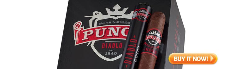New cigars Punch Diablo Gusto Tubo cigars at Famous Smoke Shop
