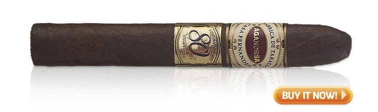 Aganorsa Leaf Famous 80th Anniversary Cigar Review at Famous Smoke Shop