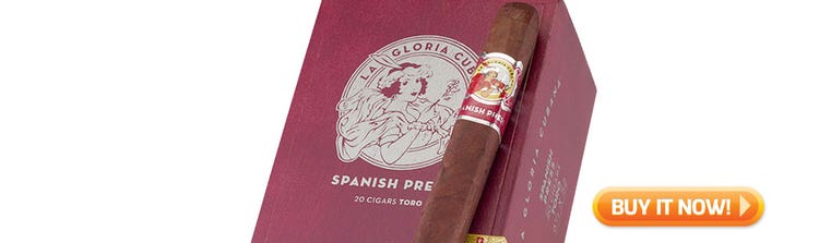 top new cigars august 5 2019 la gloria cubana spanish press cigars at Famous Smoke Shop