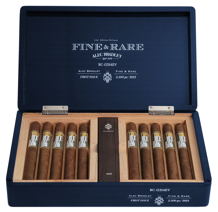 cigar advisor news alec bradley fine and rare 2021 release - shot of the open box