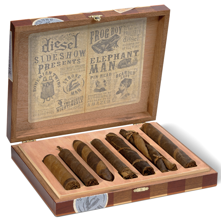 cigar advisor news – diesel sideshow cigar sampler heading to retailers – release – open box