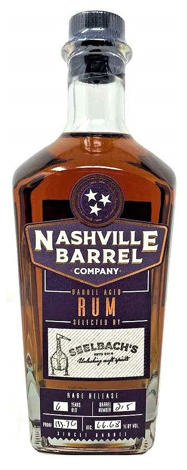 a bottle of nashville barrel company rum and cigar pairing