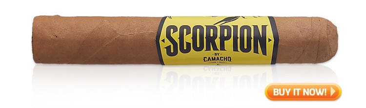 camacho scorpion connecticut cigar review video at Famous Smoke Shop