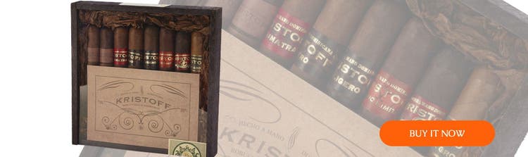 cigar advisor best holiday cigar gift guide - kristoff robusto assortment at famous smoke shop