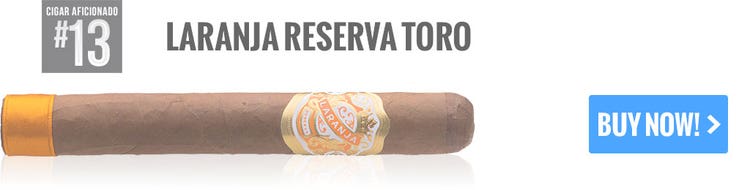 top 25 cigars laranja reserva toro cigars