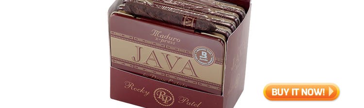 top new cigars may 27 2019 java x-press cigarillo cigars at Famous Smoke Shop