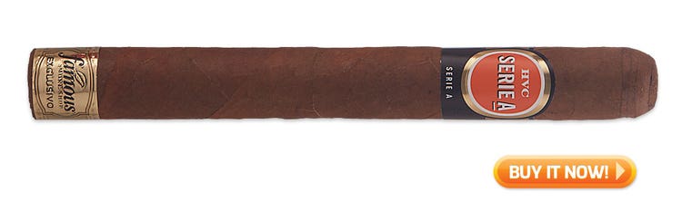 cigar advisor #nowsmoking best cigar reviews of 2021 hvc serie a exclusivo at famous smoke shop