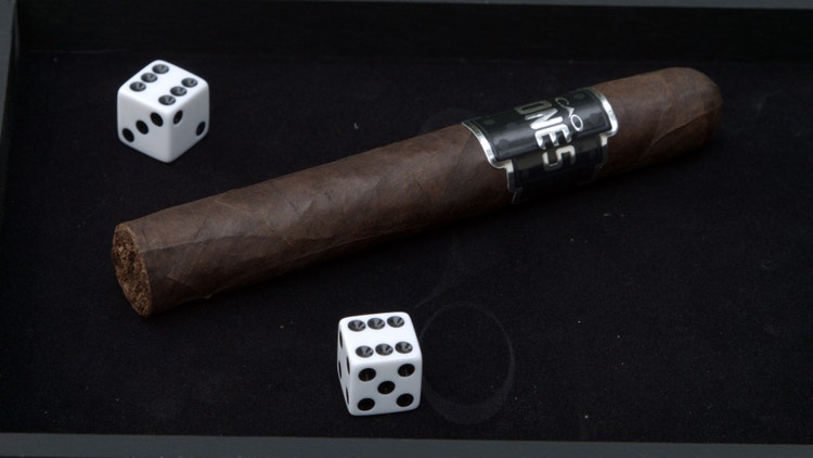 CAO Bones cigars and dice box