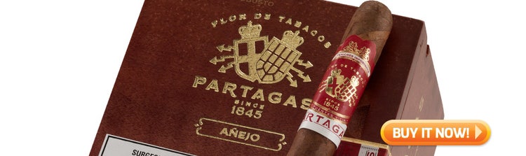 cigar advisor top new cigars 5/2/2022 - partagas anejo at famous smoke shop