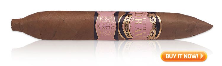 top mild mellow cigars for occasional cigar smokers Southern Draw Rose of Sharon cigars at Famous Smoke Shop