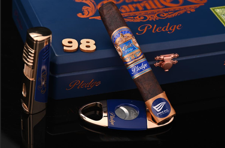cigar advisor news – carrillo cigars pledge98 drive goes nationwide – release – pledge cigar and box image