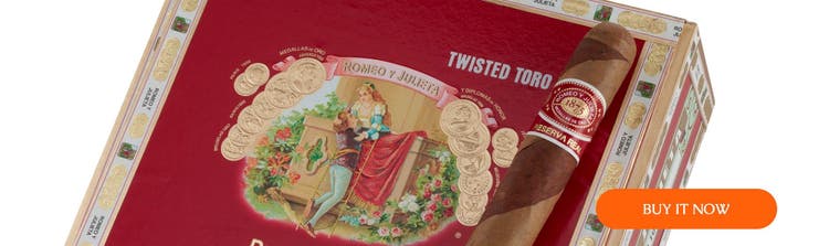 cigar advisor top new cigars 4-3-2023 - romeo twisted toro at famous smoke shop