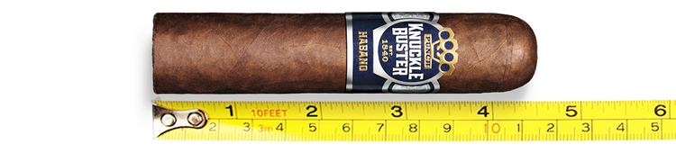 cigar advisor news – punch introduces knuckle buster habano stubby cigar – release - cigar and ruler image