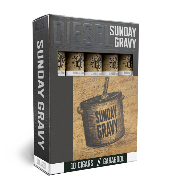 cigar advisor news-diesel sunday gravy gabagool cigar release-picture of the box