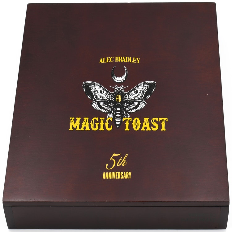 cigar advisor news – alec bradley toasts to five years of magic toast cigars – release – closed box