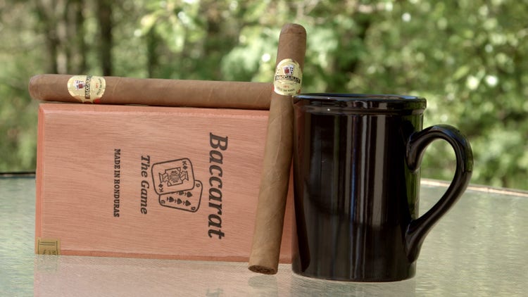 #nowsmoking Baccarat cigar review cigar pairing with coffee