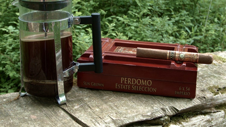 #nowsmoking Perdomo Estate Seleccion Vintage cigar review coffee and cigar pairing