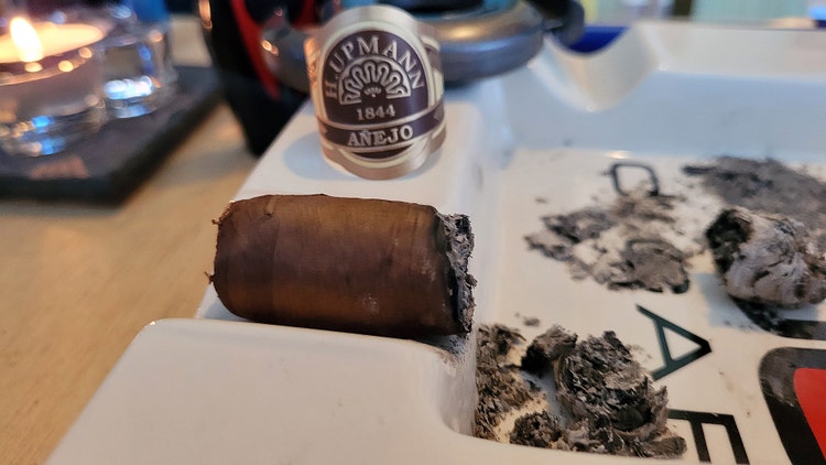 H Upmann 1844 Anejo cigar review down to the nub