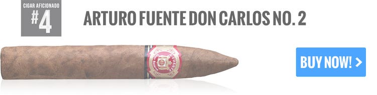 top 25 cigars arturo fuente don carlos cigars