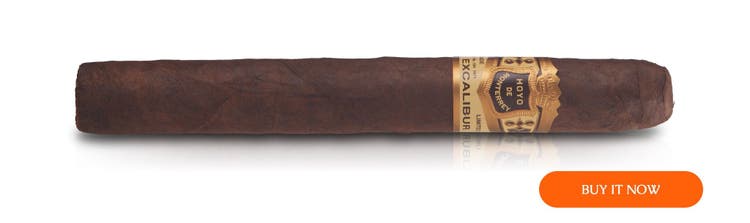 cigar advisor top 10 best connecticut broadleaf cigars - hoyo de monterrey excalibur maduro at famous smoke shop
