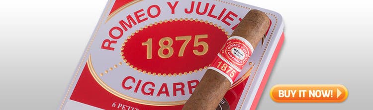 best small cigars for winter smoking Romeo y Julieta 1875 cigars at Famous Smoke Shop