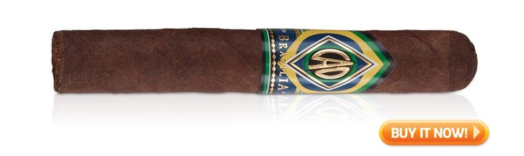 2020 top brazilian wrapper cigars CAO Brazilia cigars at Famous Smoke Shop