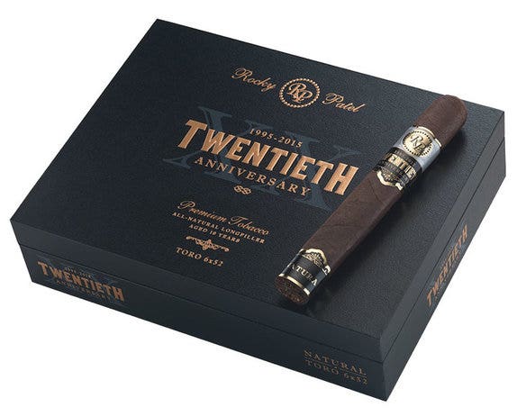 rocky patel twentieth anniversary cigar review toro box