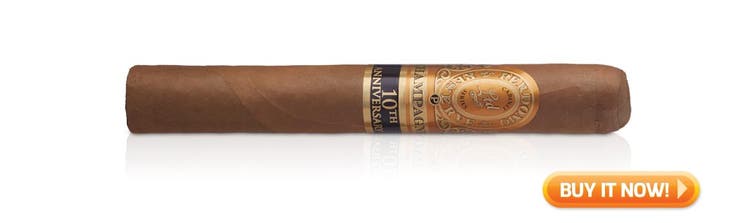 Top Rated Connecticut Shade wrapper cigars under $10 Perdomo Champagne Epicure cigars at Famous Smoke Shop