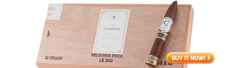 top new cigars august 5 2019 crowned heads le careme belicoso fino LE 2019 cigars at Famous Smoke Shop