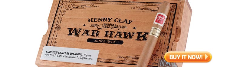 top new cigars June 24 2019 henry clay war hawk cigars at Famous Smoke Shop