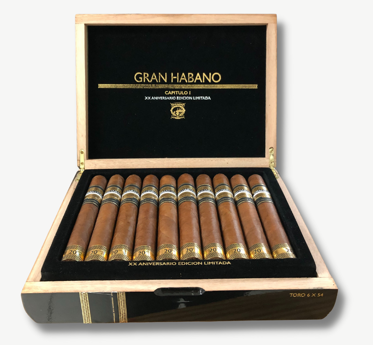 cigar advisor news- gran habano 20th anversario cigars release - open box