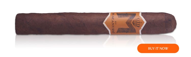 cigar advisor #nowsmoking cigar review of m by Macanudo Dark Rum flavor cigar - at famous smoke shop