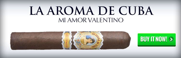 la aroma de cuba mi amor valentino 60 ring cigars