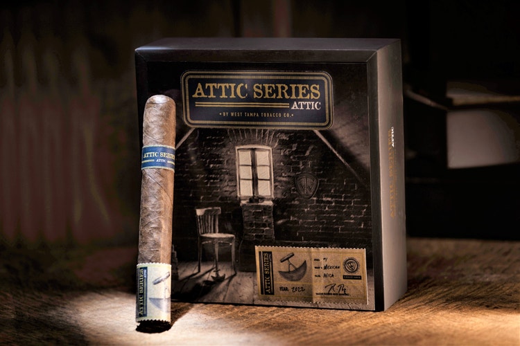 cigar news - West Tampa Tobacco Bows Ultra-Limited Attic Series - release - photo of cigar and box
