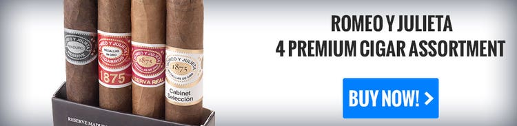 cigar gifts romeo sampler romeo y julieta cigars ryj cigars gift set