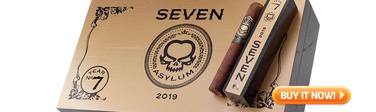top new cigars feb 17 2020 Asylum Seven cigars at Famous Smoke Shop