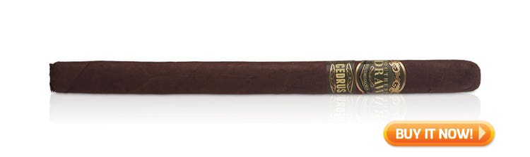 #nowsmoking Southern Draw Cedrus Lancero cigar review at Famous Smoke Shop