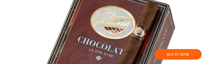cigar advisor top new cigars 3-18-24 - tatiana chocolate at famous smoke shop